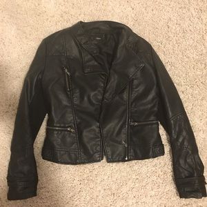 Faux Leather Jacket